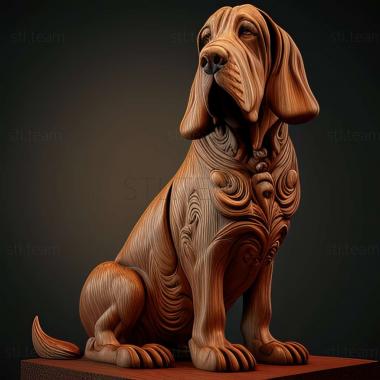 3D model The Spanish Hound dog (STL)